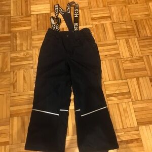 Kids Black Overalls with Adjustable Straps​​